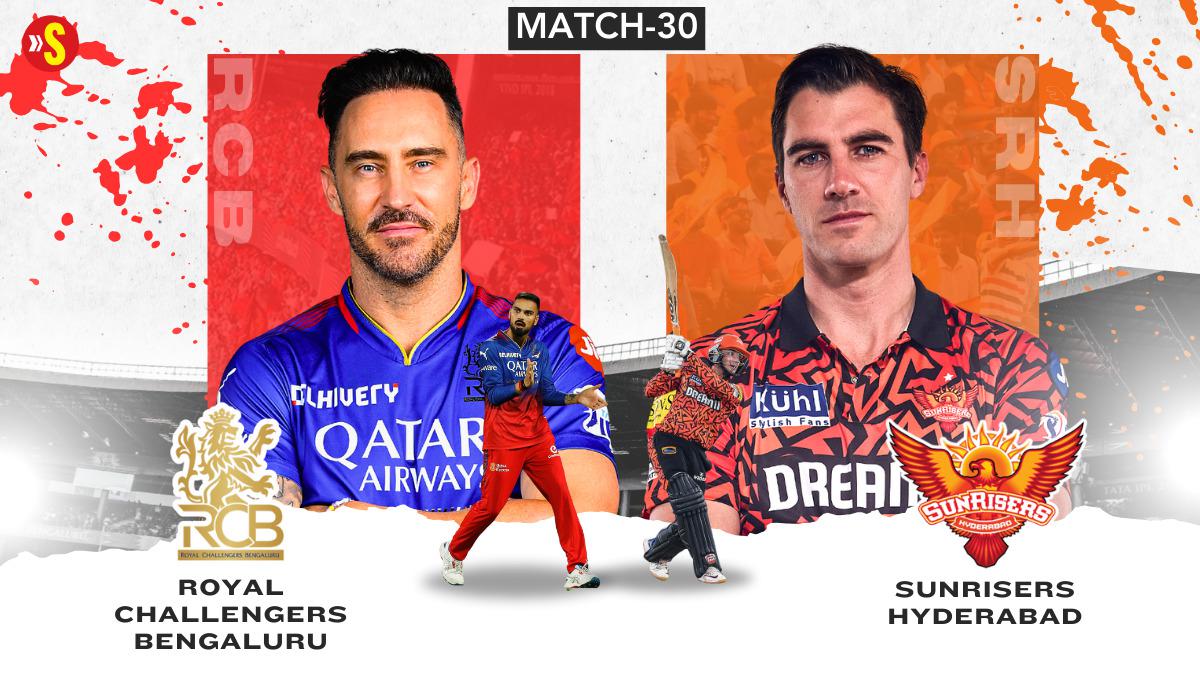 RCB vs SRH Live score, IPL 2024: Abhishek, Head give Hyderabad fine start